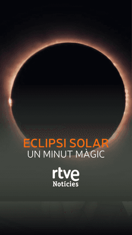  Catalunya viu un eclipsi solar total excepcional.
