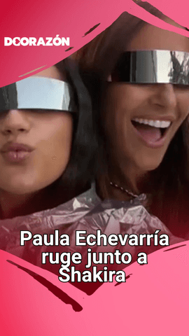 Paula Echeverría, pau_eche, y su hija Daniela Bustamante, caminantes de shakira en su segundo concierto en Madrid.