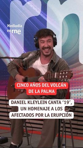 El cantautor danikleylein recupera su tema ‘19’, un emotivo homenaje a los afectados por la erupción del volcán de La Palma