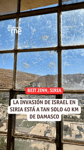 Paralelamente a sus campañas en Irán, Líbano, Gaza o Cisjordania, Israel también está invadiendo Siria: sus tropas están ya a solo 40 kilómetros de la capital, Damasco.