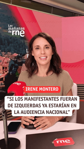 Irene Montero acusa a la derecha de fomentar situaciones de odio en #Ceuta y hacia los migrantes que continúan en la ciudad.