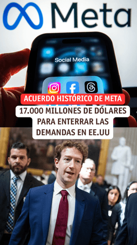 Meta, la compañía que preside Mark Zuckerberg, ha llegado a un acuerdo extrajudicial para resolver las demandas de distintos estados de Estados Unidos, que le acusan de generar adicción en los menores de edad a sus redes sociales.