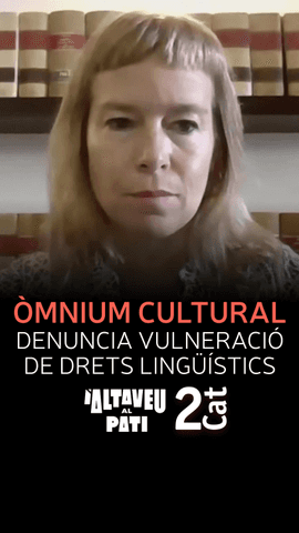 L'advocada d'�mnium Cultural, Laia Serra, denuncia una vulneraci� dels drets ling��stics en el judici de Roger Espa�ol.