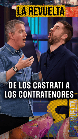 Los castrati llegaban a esos agudos sacrificando los testículos y Broncano logra algo parecido sacrificando el cerebro