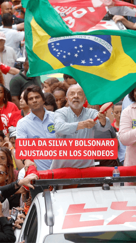  Lula da Silva y Flavio Bolsonaro se enfrentan mañana en las urnas con los sondeos ajustados