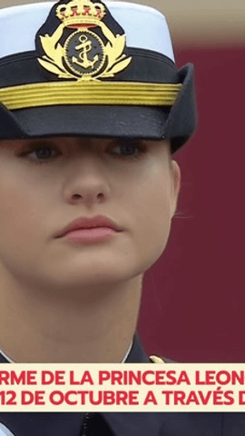 El 12 de octubre de Leonor, de niña a militar.