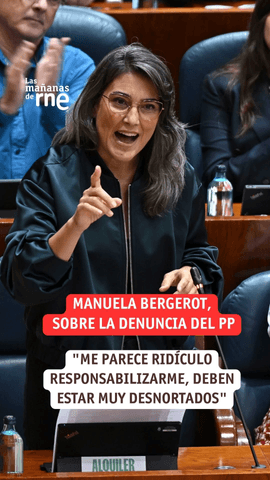Manuela Bergerot, portavoz de Más Madrid en la Asamblea de Madrid, se defiende en ‘Las Mañanas de RNE’ de Juan Ramón Lucas, de las acusaciones del Partido Popular sobre sus palabras en la Asamblea de Madrid.