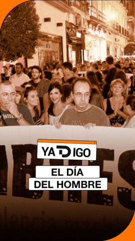 #YaTDigo Hoy es el d�a del hombre... contra la violencia machista.