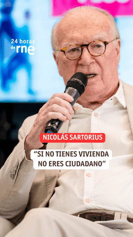 Nicolás Sartorius, cofundador de CCOO y presidente del consejo asesor de la Fundación Alternativas, ha hablado con Lara Hermoso en el ‘24 Horas de RNE’.