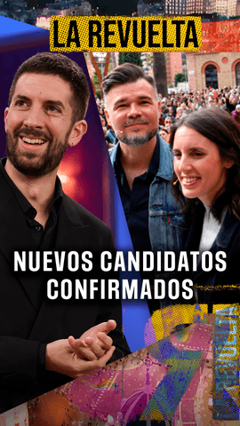   Nuevos candidatos a la presidencia del Gobierno confirmados: Irene Montero y Gabriel Rufián vendrán este miércoles.