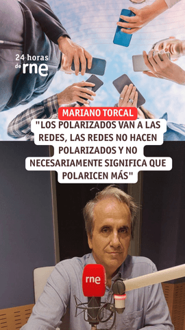 En el ‘24 Horas de RNE’ de Lara Hermoso hablamos con Mariano Torcal, catedrático de Ciencia Política en la Universitat Pompeu Fabra y autor de “Votando con odio.