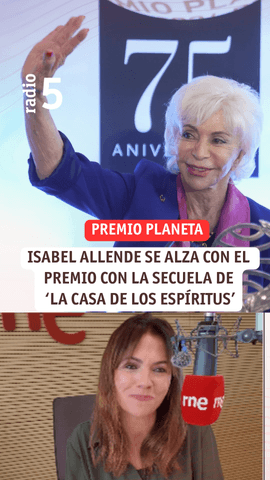 Este jueves Isabel Allende se alzó como la gran triundadora de los Premio Planeta.