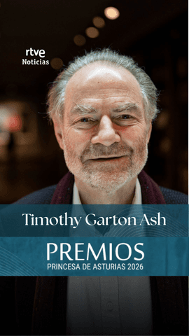 Timothy Garton Ash, el historiador, periodista y ensayista brit�nico, recibe este a�o el Premio Princesa de Asturias de Ciencias Sociales.