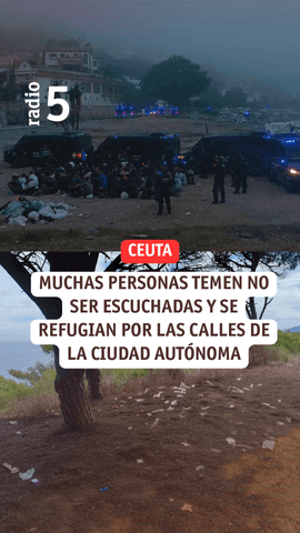 Más de dos meses después de la entrada masiva de migrantes a Ceuta, miles de personas siguen allí, aunque fuera de las playas, como en el barrio de El Príncipe o en las montañas