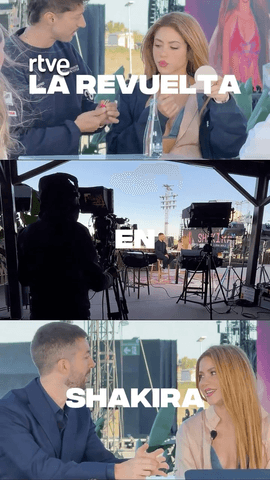 Así fue el detrás de cámaras de la entrevista de shakira en #LaRevuelta