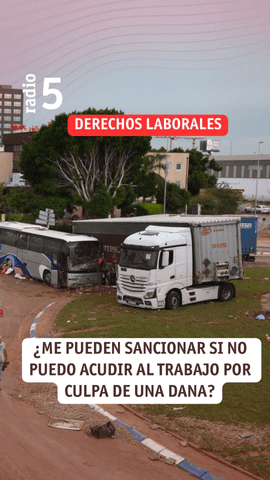 Estos días, de nuevo, un fenómeno atmosférico, una dana, causaba inundaciones y provocaba que algunos trabajadores no pudieran acudir a sus puestos de trabajo.