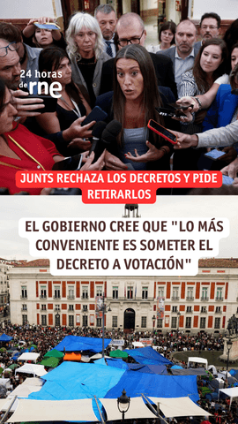 La Ejecutiva de Junts per Catalunya rechaza validar los dos decretos de vivienda del Gobierno que se votarán este viernes en el Congreso.