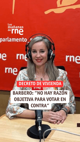Verónica Barbero, portavoz de Sumar, analiza en #LasMañanasRNE con Meritxell Planella los aspectos sobre el decreto de vivienda y su votación en el Congreso
