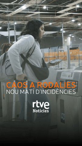  Caos a Rodalies després del temporal.