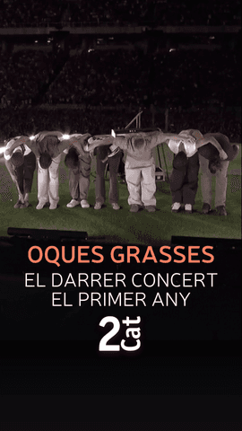  @oquesgrasses s'acomiada dels escenaris amb l'últim concert des de l'Estadi Olímpic.